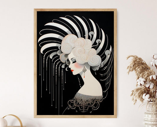 Affiche Art Déco – Poster Vintage Opulence pour Décor Murale