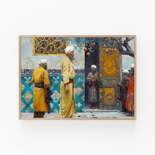 Affiche Style Osman Hamdi Bey – Poster Peinture Ottomane Classique