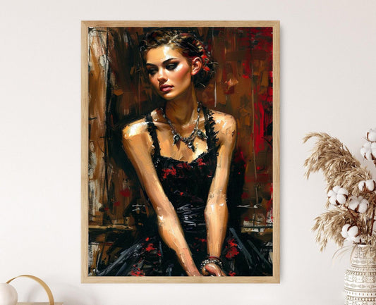 Affiche Beauté Captivante – Édition Chic en Papier Mat