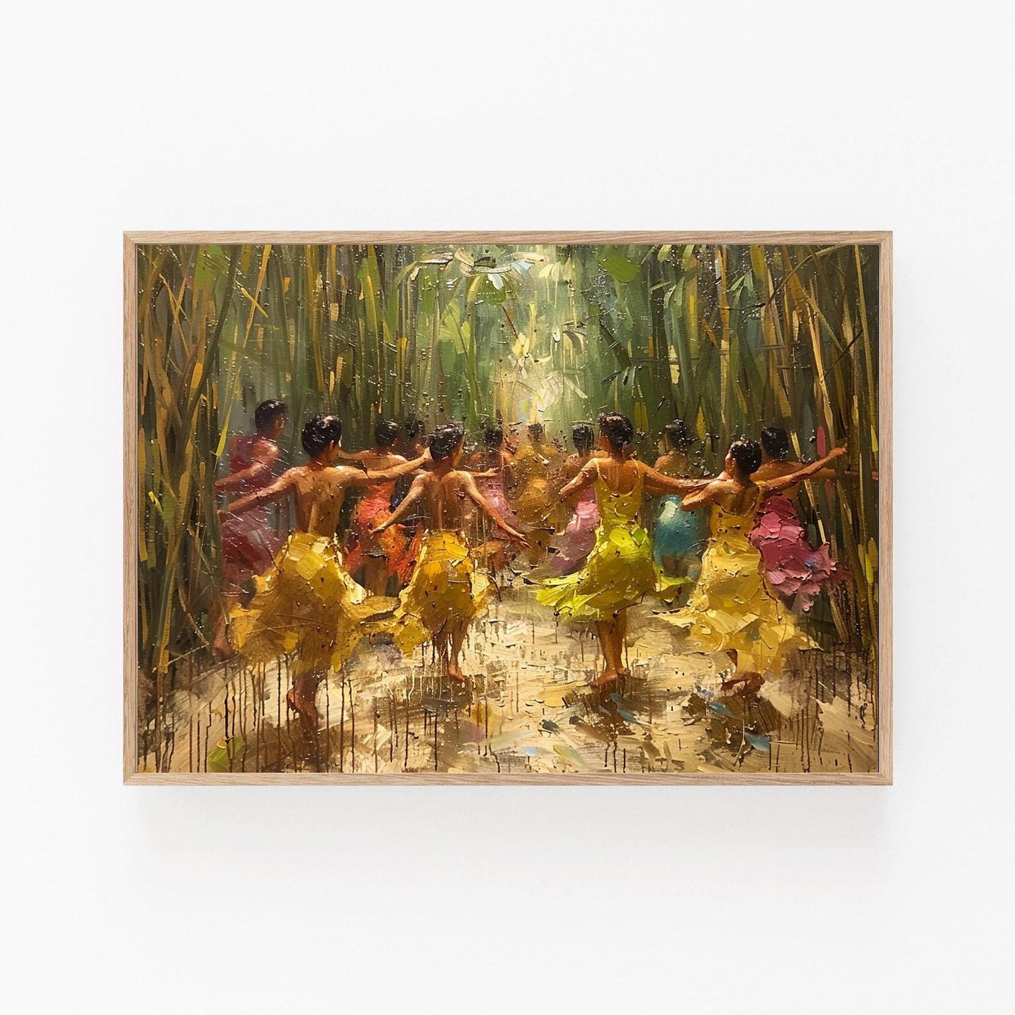 Affiche Tinikling – Poster Art du Danse Philippine Capturant la Joie