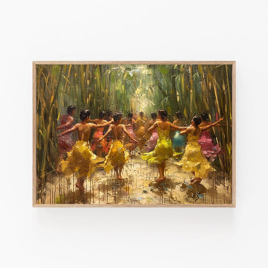 Affiche Tinikling – Poster Art du Danse Philippine Capturant la Joie