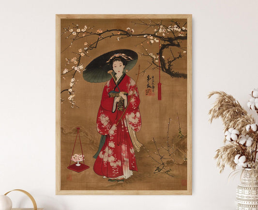 Affiche Ukiyo-e Shin Hanga – Poster Art Traditionnelle du Monde Flottant