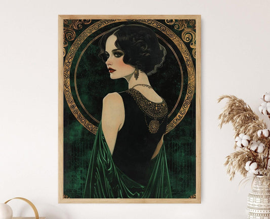 Affiche Art Déco – Poster Décor Géométrique Vintage Élégant