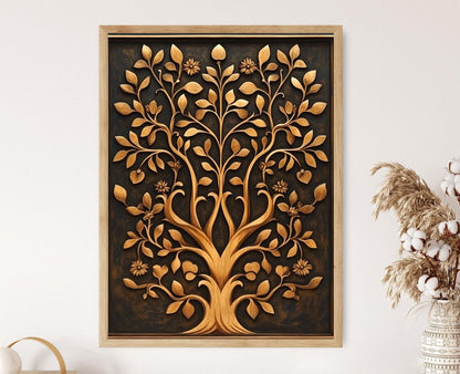 Affiche Jaali & Mughal – Impression artistique indienne traditionnelle