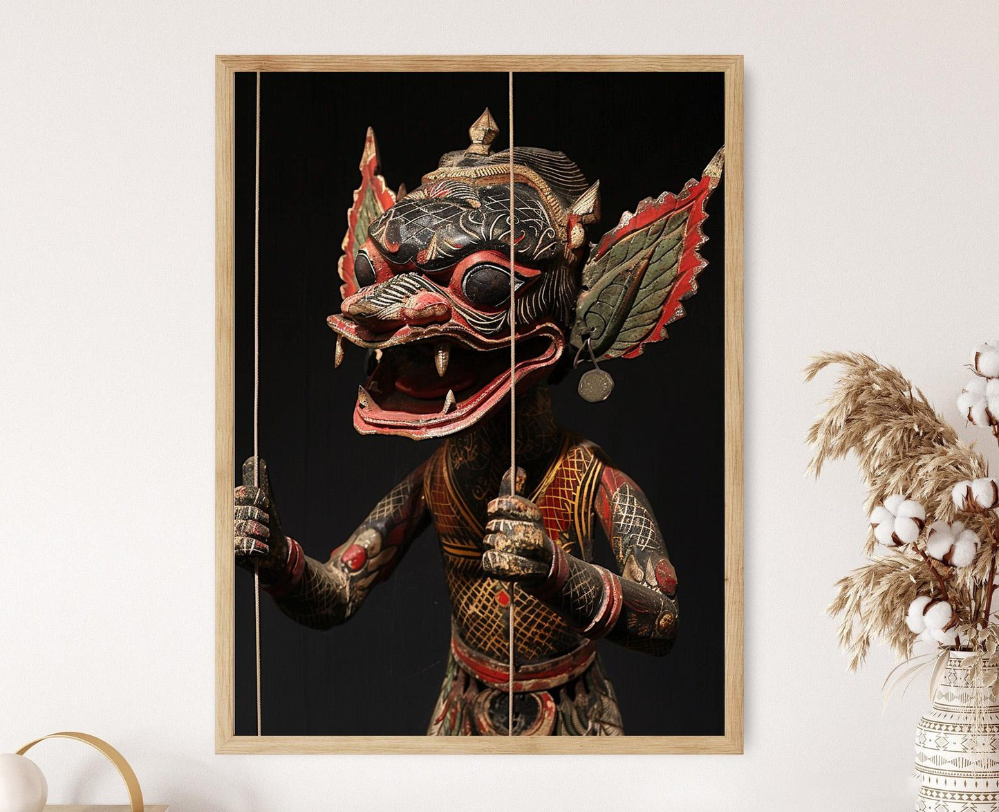 Affiche Wayang Golek : Impression d'Art des Marionnettes Indonésiennes