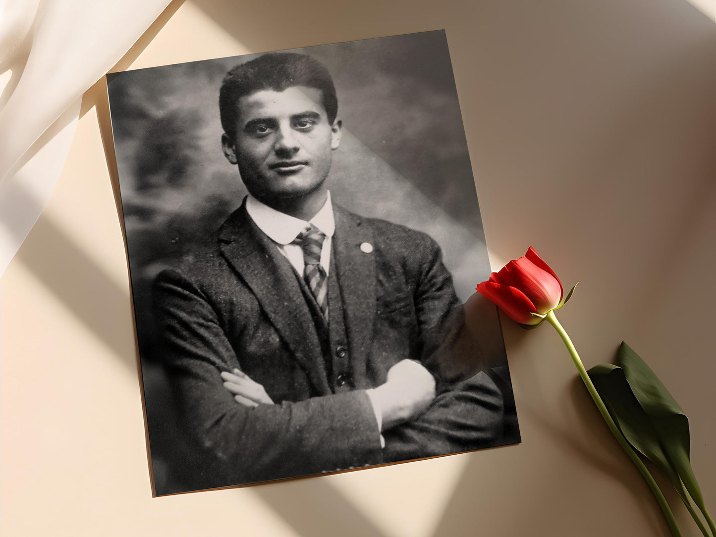 Affiche Vintage Pier Giorgio Frassati – Portrait du Saint Catholique