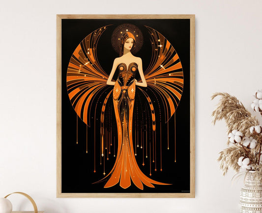 Affiche Art Déco – Poster Élégance des Années Folles