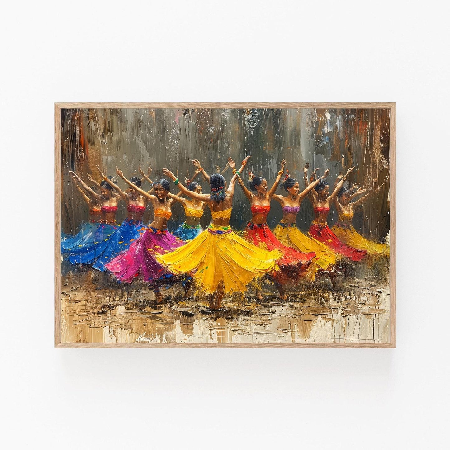 Affiche Tinikling Authentique – Poster de Danse Folklorique Philippine