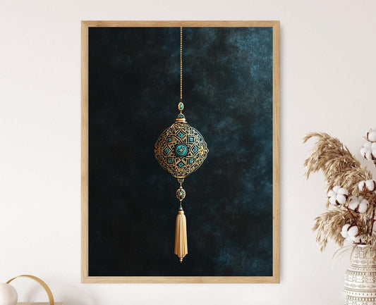 Affiche Étoiles Islamiques – Poster Art Print Décor Culturel