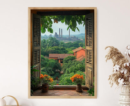 Affiche Rourkela – Impression artistique des motifs tribaux d'Odisha