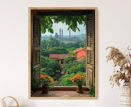 Affiche Rourkela – Impression artistique des motifs tribaux d'Odisha