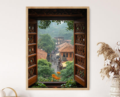 Affiche du Fort Barabati – Poster Architecture Heritage de Cuttack Odisha