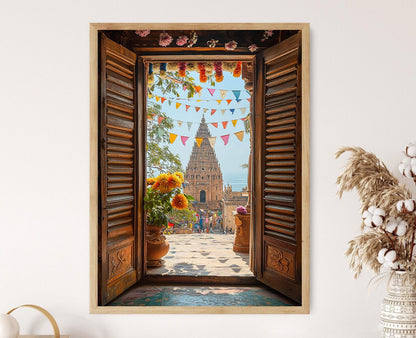 Affiche Jagannath – Imprimerie Lotus Puri, Décor Spirituel Indien