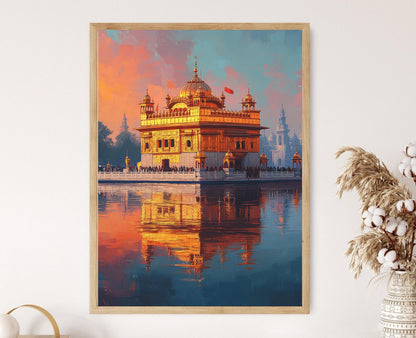 Affiche Temple d'Or – Poster Art du Sri Harmandir Sahib