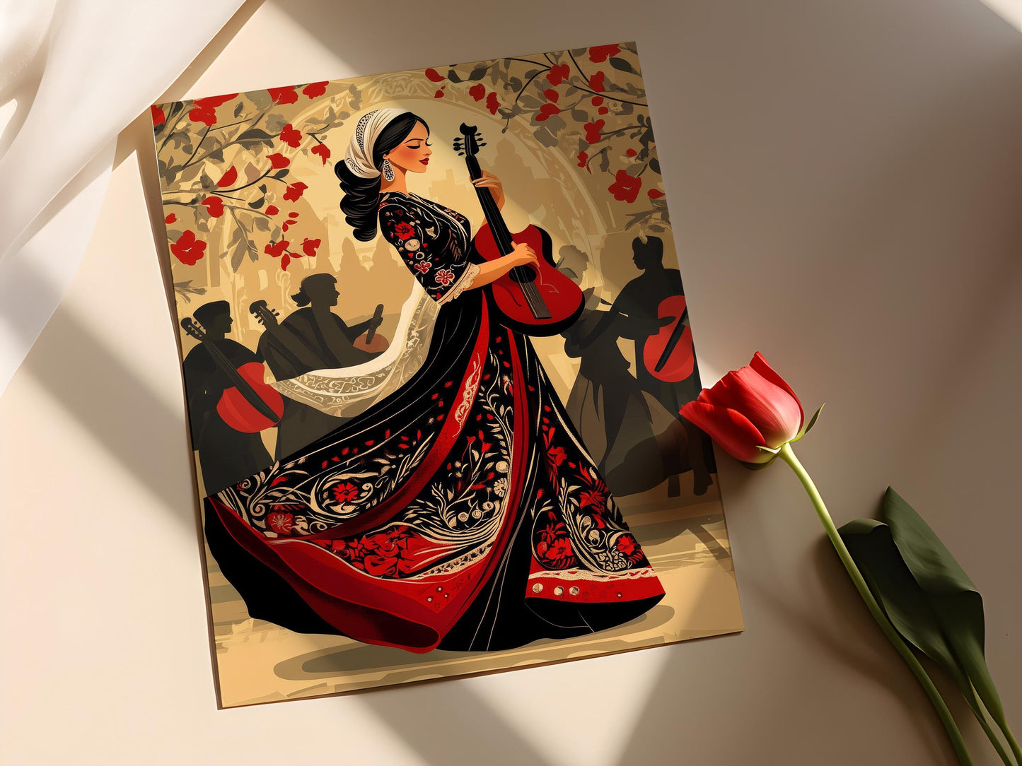 Affiche Danse Dabke Palestinienne – Art de la Robe Thobe, Scène Culturelle