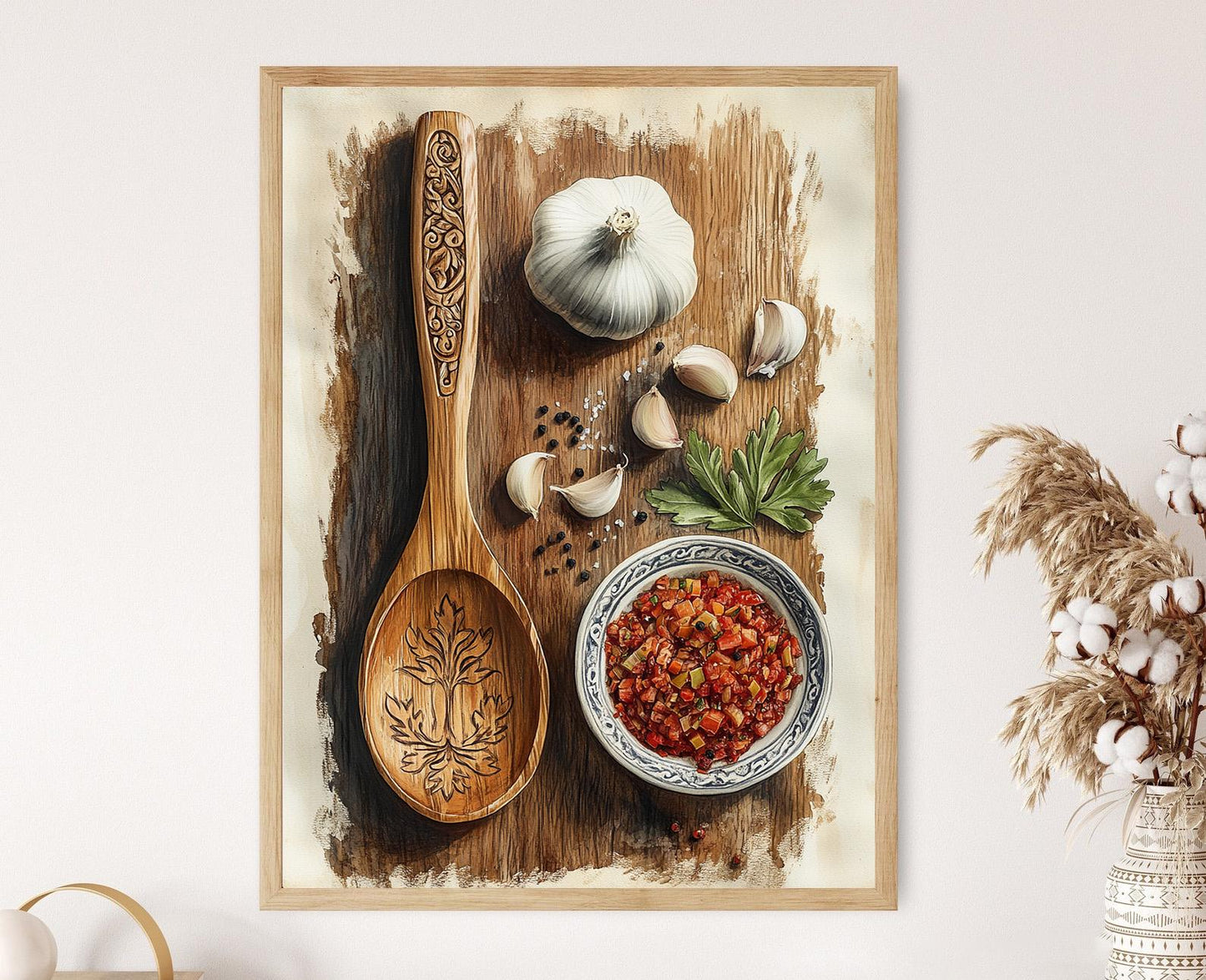 Affiche Cuisine Portoricaine – Art Coquí et Louche Sofrito