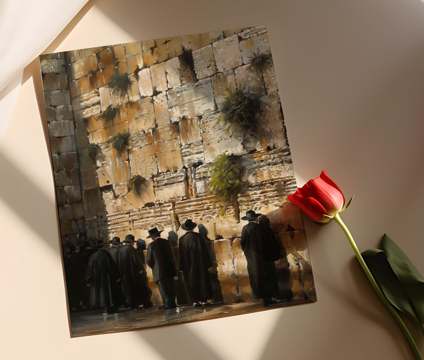 Affiche Mur des Lamentations – Art Orthodoxe du Kotel en Impression
