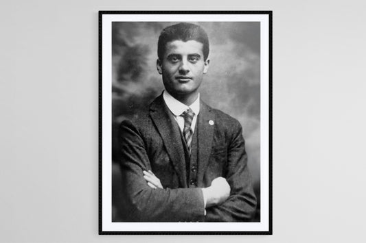 Affiche Vintage Pier Giorgio Frassati – Portrait du Saint Catholique