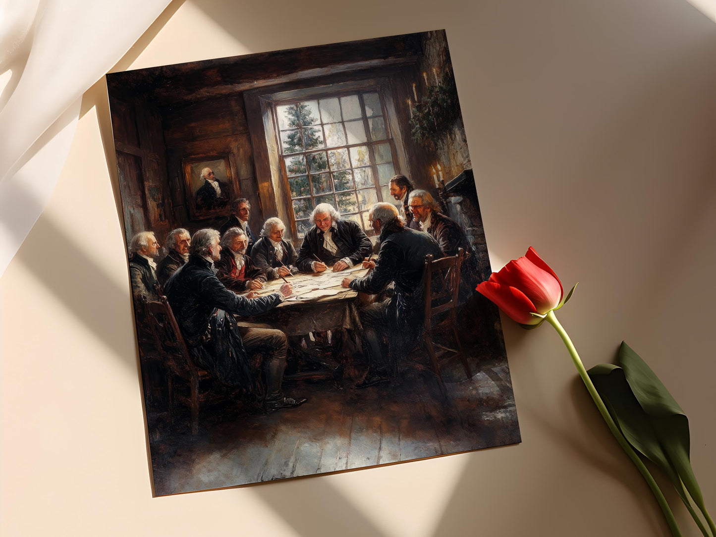 Affiche Sons of la Liberté – Poster Art sur la Déclaration d'Indépendance