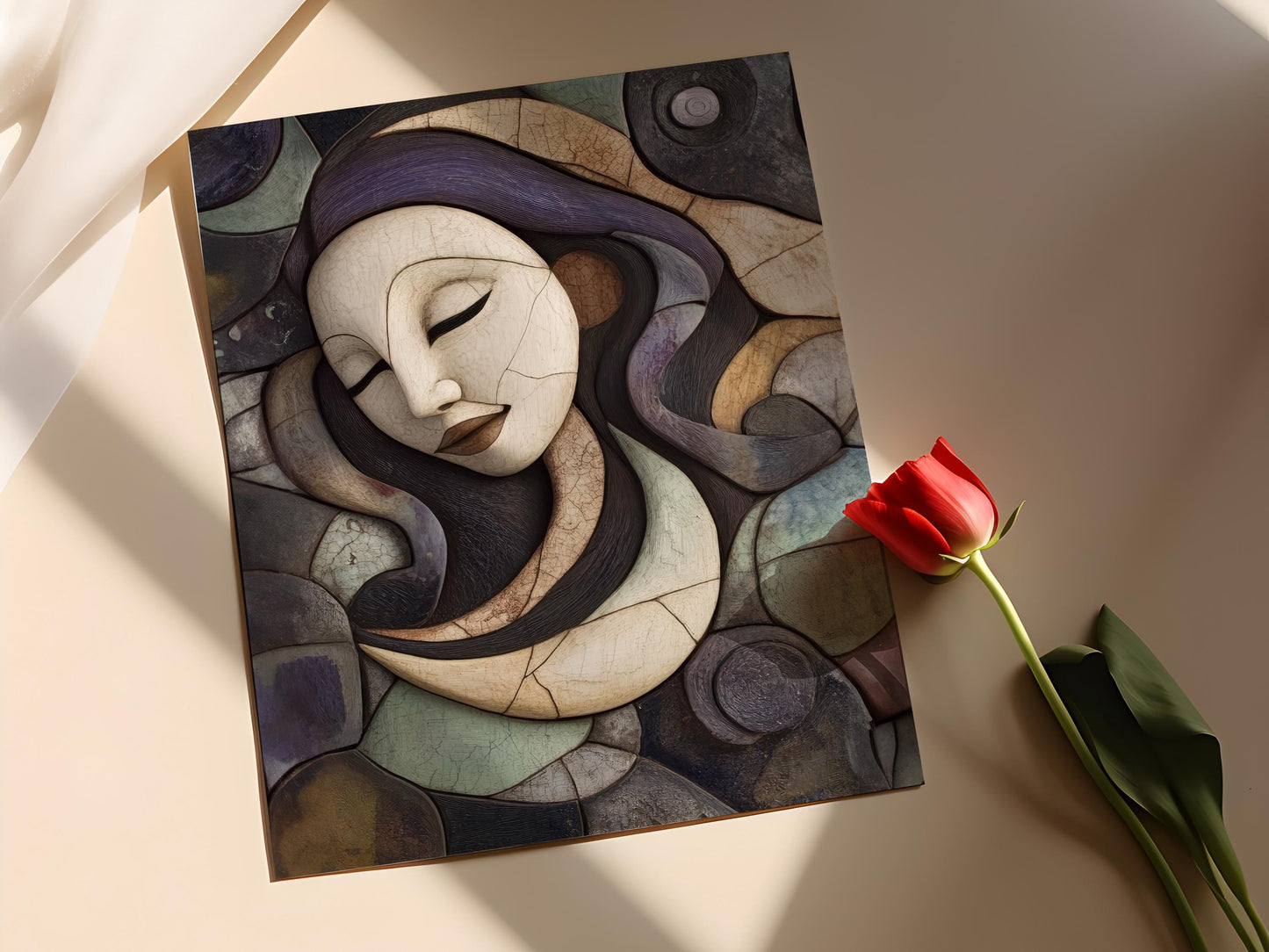 Affiche Sedna - Impression artistique de la déesse Inuit, décoration murale