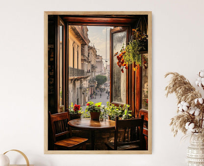 Affiche Lima – Vue de la Plaza Mayor et Impression Lavande