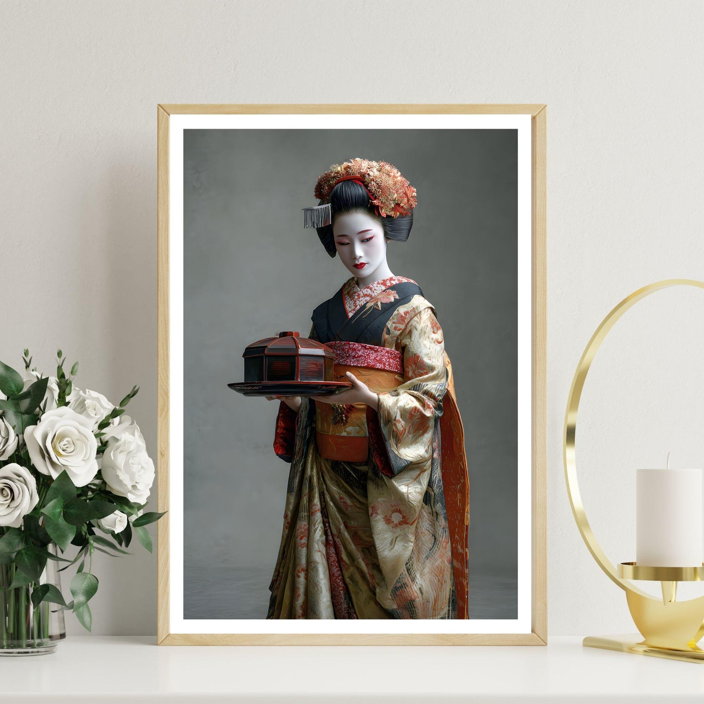 Affiche Kyoto – Poster Geisha et Art Japonai