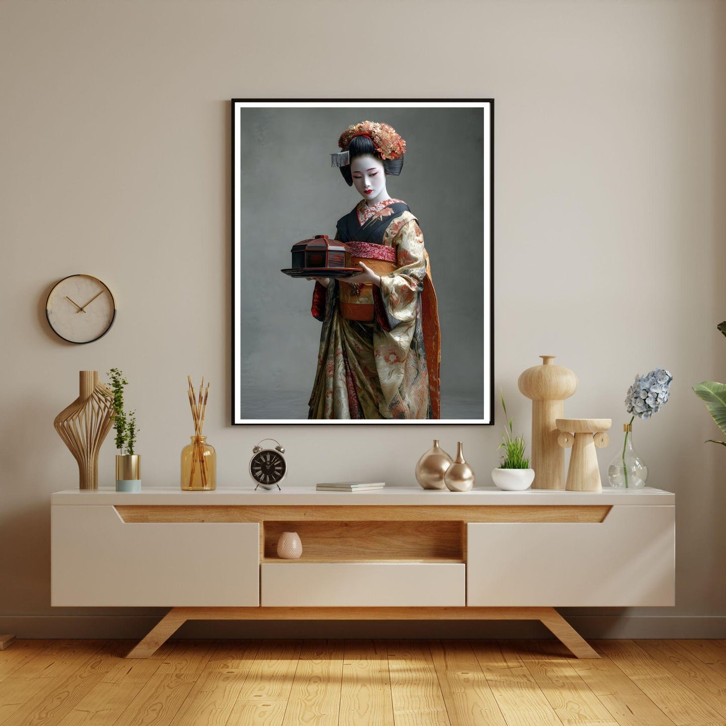 Affiche Kyoto – Poster Geisha et Art Japonai