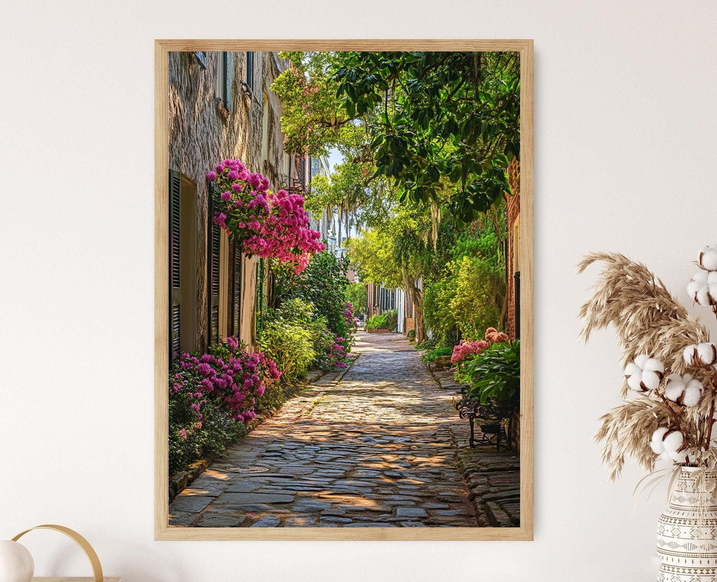 Affiche Charleston – Imprimé artistique d'architecture historique et jardin