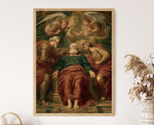 Affiche Baroque – Poster Martyre de Saint Barthélemy en Art Sacré