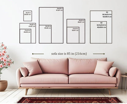 Affiche Samoa – Poster Pirogue Polynésienne et Paysage Tropical