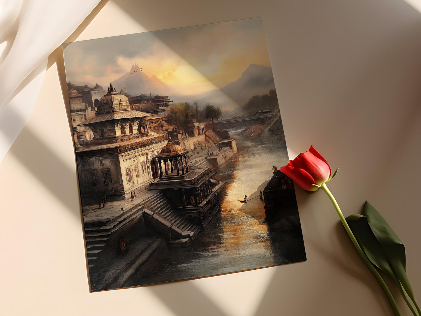 Affiche Pashupatinath – Poster Art Sacré du Népal