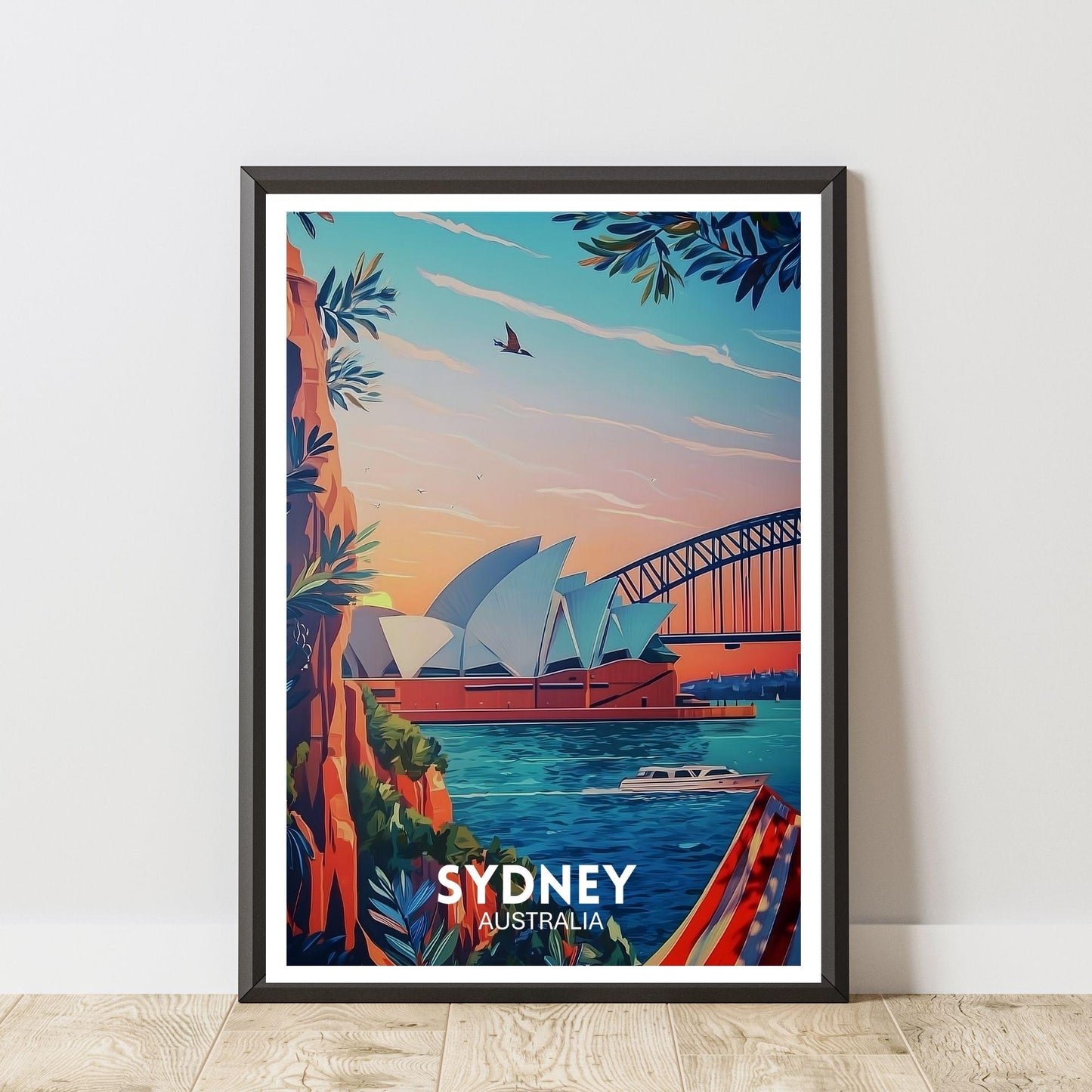 Affiche Sydney – Poster Opéra et Ville d’Australie