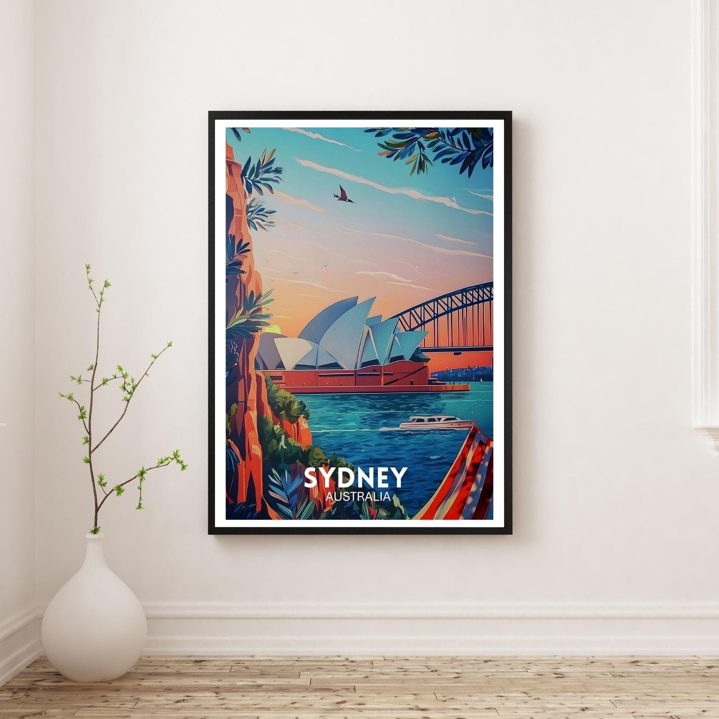 Affiche Sydney – Poster Opéra et Ville d’Australie