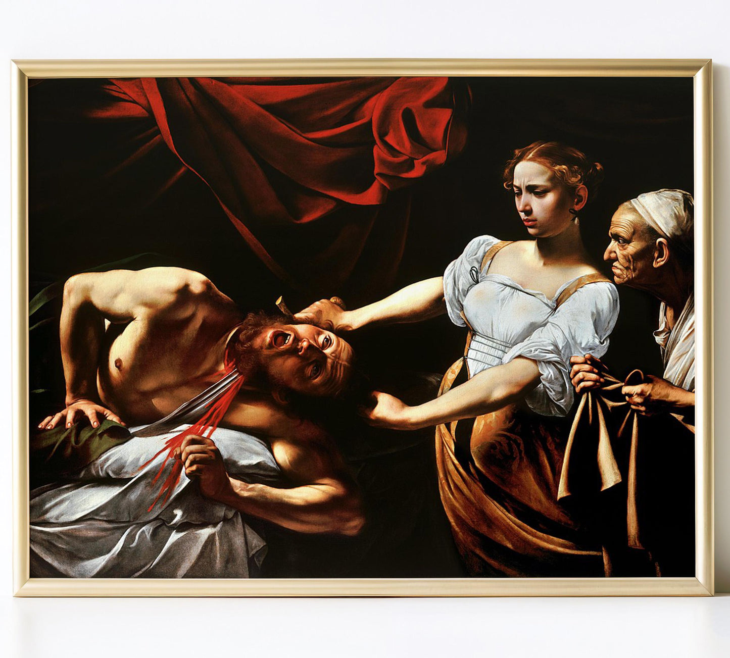 Affiche Caravage Judith Décapitant Holopherne – Art Baroque Religieux