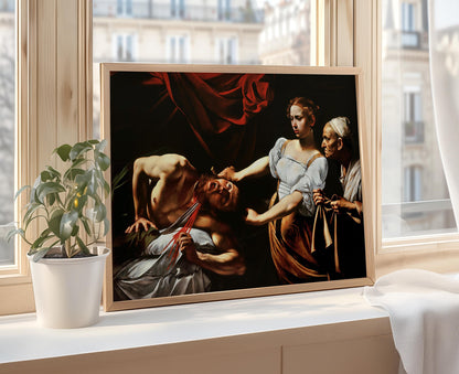 Affiche Caravage Judith Décapitant Holopherne – Art Baroque Religieux