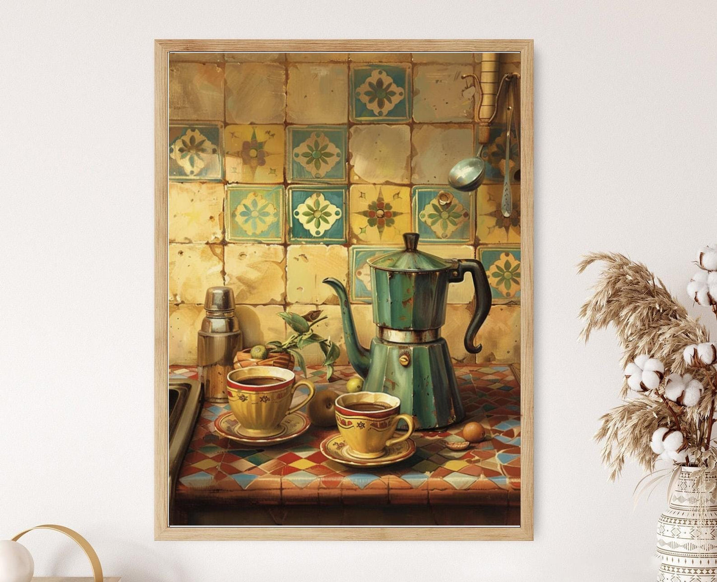 Affiche Café Cubain – Cafecito Mañanero : Bonheur Matinal