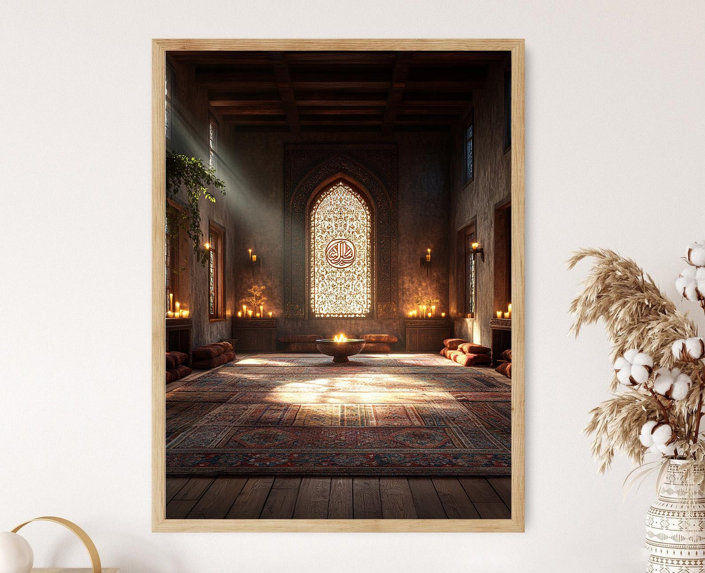 Affiche Cérémonie Cem – Illustration Semah, Bol Sacré, Calligraphie Ali