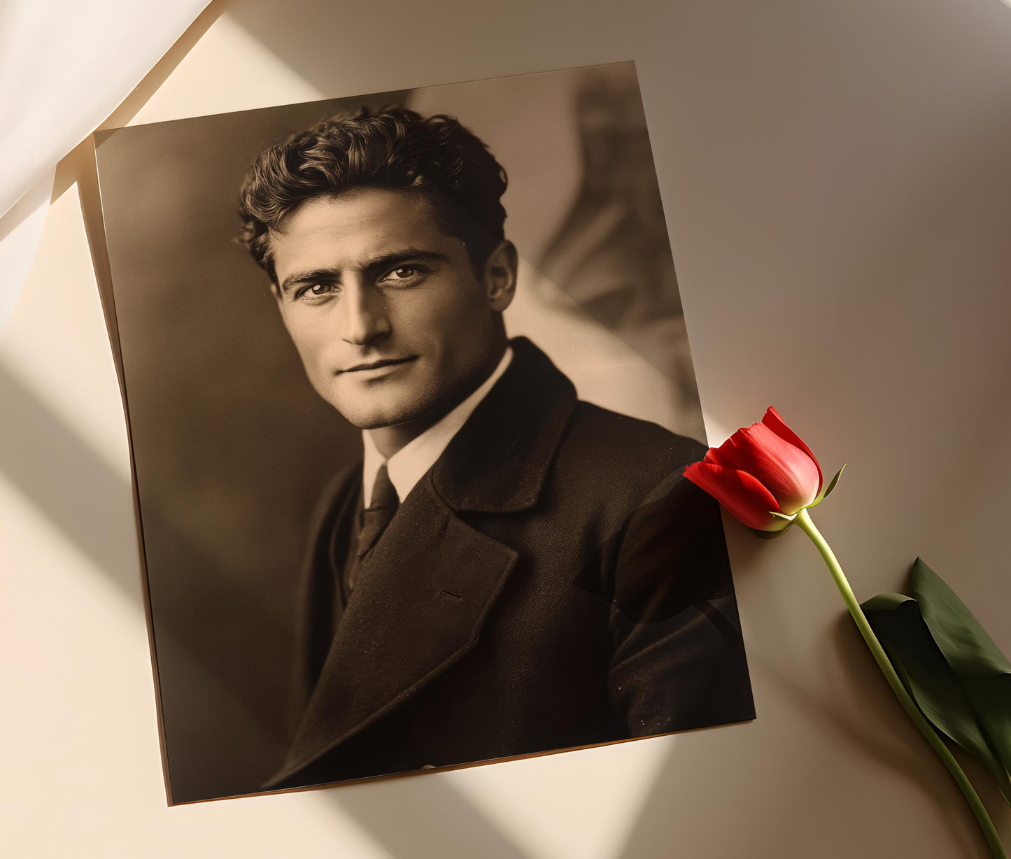 Affiche Vintage de Pier Giorgio Frassati – Art Catholique Inspirant