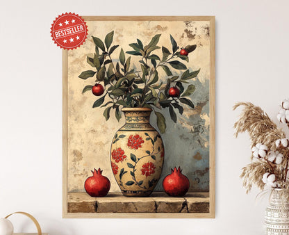 Affiche Vase de Grenade Arménienne – Œuvre d'Art Culturelle