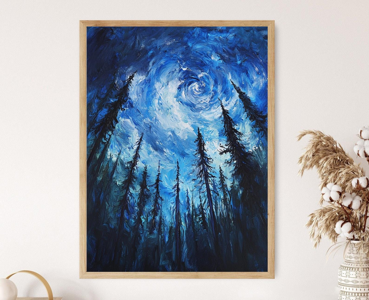 Affiche Forêt Mystique – Poster Art Nature, Style Emily Carr