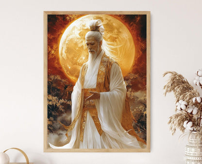 Affiche Tsukuyomi – Art de la divinité lunaire japonaise