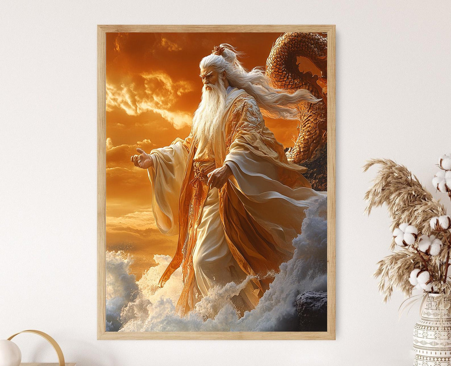 Affiche Susanoo – Poster Art du Dieu de la Tempête Japonaise