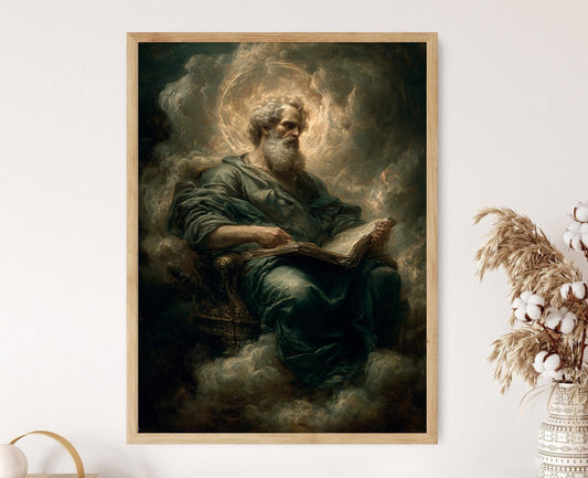 Affiche Saint Simon le Zélote – Poster religieux classique