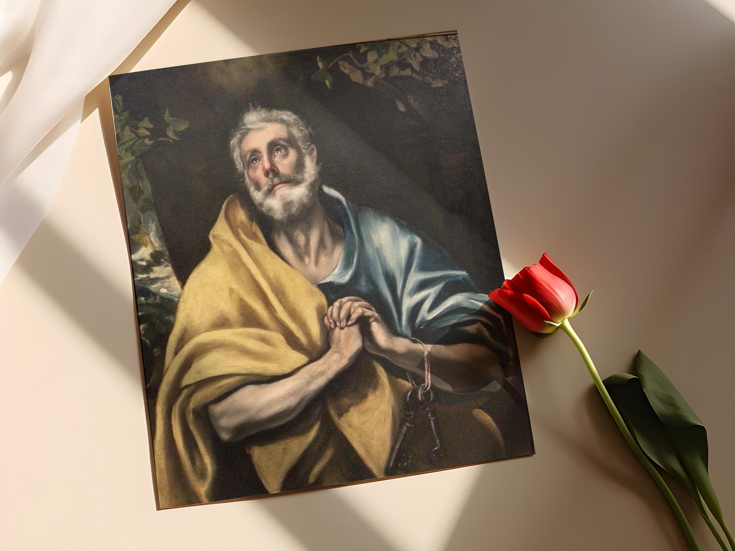 Affiche El Greco 'Les Larmes de Saint Pierre' – Impression Giclée Art Religieux