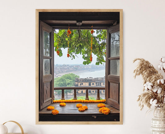 Affiche Patna, Bihar – Poster Golghar et Fenêtres de Marigold