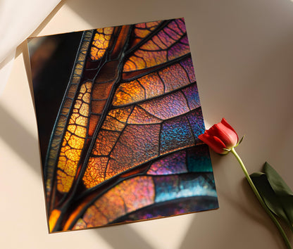 Affiche Libellule – Poster Art avec Détails Macro Intriqués