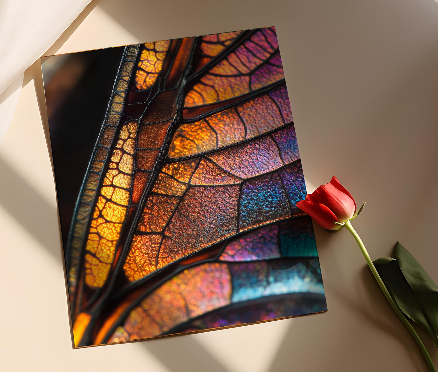 Affiche Libellule – Poster Art Détaillé et Intriqué en Macro