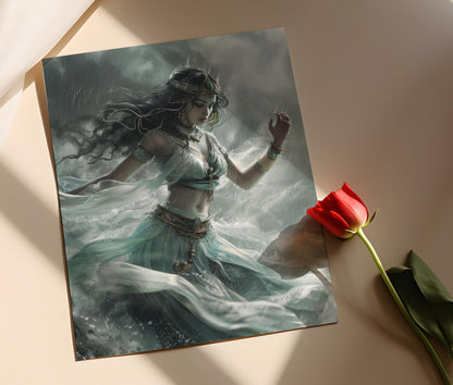 Affiche Anitun Tabu – Poster Déesse du Vent et de la Pluie, Mythologie Philippine