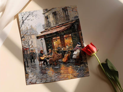 Affiche Montmartre – Poster Art de Voyage Vintage Français