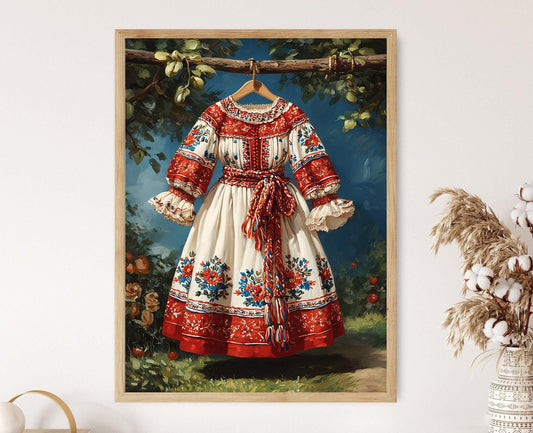 Affiche Martenitsa Bulgare – Poster Art de Santé et Prospérité